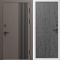 Входная дверь Termo-Door Фортис Ral 8019 - Белый Короб Изнутри Мастино Бетон темный