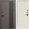 Входная дверь Termo-Door Фортис Ral 8019 - Белый Короб Изнутри Спарта лиственница