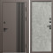 Входная дверь Termo-Door Фортис Ral 8019 - Горизонт бетон светлый