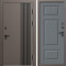 Входная дверь Termo-Door Фортис Ral 8019 - Лион Grey софт