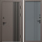 Входная дверь Termo-Door Фортис Ral 8019 - Страйп Грей Софт