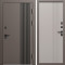 Входная дверь Termo-Door Фортис Ral 8019 - Страйп Капучино