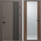 Входная дверь Termo-Door Фортис Ral 8019 - Зеркало дуб