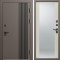 Входная дверь Termo-Door Фортис Ral 8019 - Зеркало лиственница