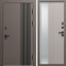 Входная дверь Termo-Door Фортис Ral 8019 - Зеркало Люмис Капучино