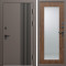 Входная дверь Termo-Door Фортис Ral 8019 - Зеркало Триумф дуб
