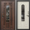 Входная дверь Termo-Door Лацио Дуб - Черный Короб Изнутри Лиственница