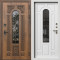 Входная дверь Termo-Door Лацио Орех - Белый Короб Изнутри софт