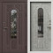 Входная дверь Termo-Door Лацио Венге - Белый Короб Изнутри Бетон светлый