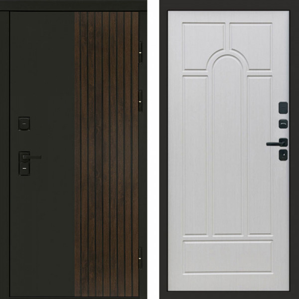 Входная дверь Termo-Door Премиум Форт Дуб - Арка лиственница