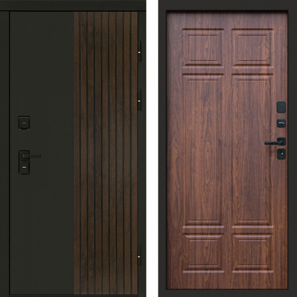 Входная дверь Termo-Door Премиум Форт Дуб - Без серии Орех премиум