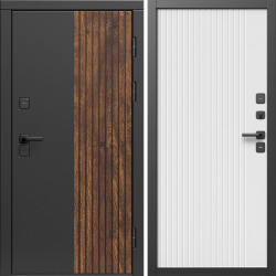 Входная дверь Termo-Door Премиум Форт Дуб - Флэт Белый софт