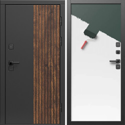 Входная дверь Termo-Door Премиум Форт Дуб - Гладкая Панель Под Покраску (грунт)