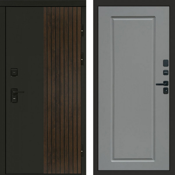 Входная дверь Termo-Door Премиум Форт Дуб - Гранд Grey софт