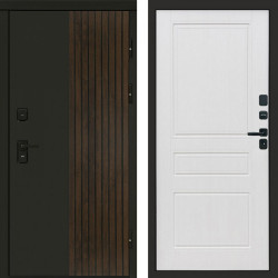 Входная дверь Termo-Door Премиум Форт Дуб - Классика белое дерево