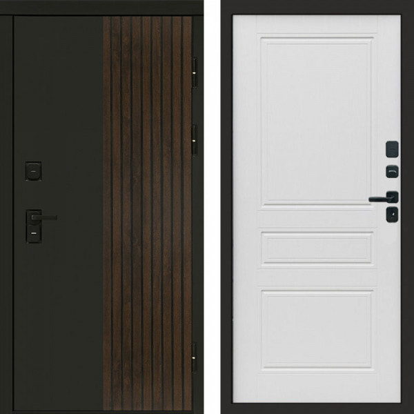 Входная дверь Termo-Door Премиум Форт Дуб - Классика лиственница