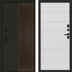 Входная дверь Termo-Door Премиум Форт Дуб - Лучи White line