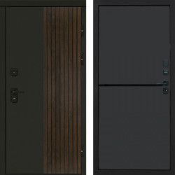 Входная дверь Termo-Door Премиум Форт Дуб - Нео Графит