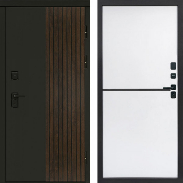 Входная дверь Termo-Door Премиум Форт Дуб - Нео White