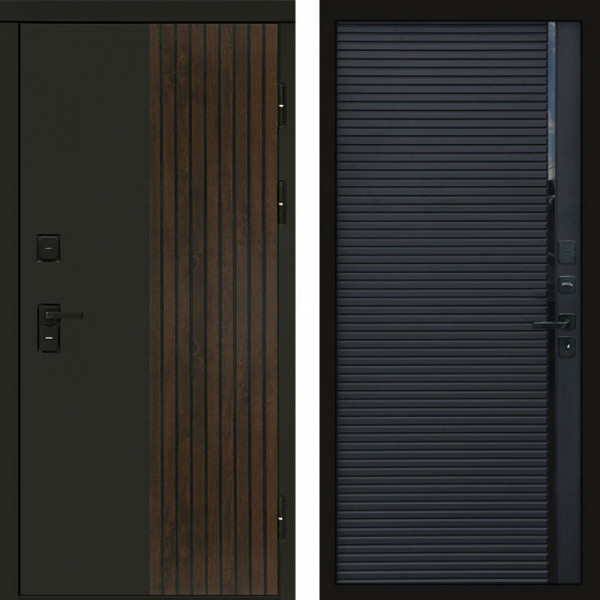 Входная дверь Termo-Door Премиум Форт Дуб - Porte black