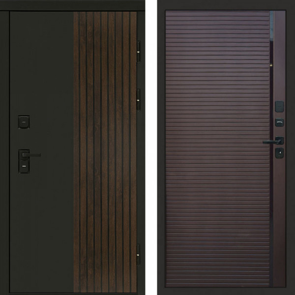 Входная дверь Termo-Door Премиум Форт Дуб - Porte Шоколад