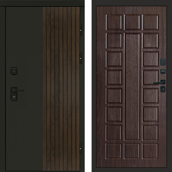 Входная дверь Termo-Door Премиум Форт Дуб - Престиж венге