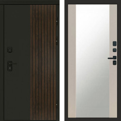 Входная дверь Termo-Door Премиум Форт Дуб - Зеркало Слоновая кость