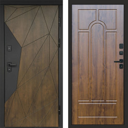 Входная дверь Termo-Door Премиум Геометрия Дуб - Арка дуб