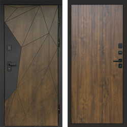 Входная дверь Termo-Door Премиум Геометрия Дуб - Flat Дуб