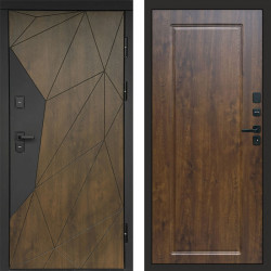 Входная дверь Termo-Door Премиум Геометрия Дуб - Гранд Дуб