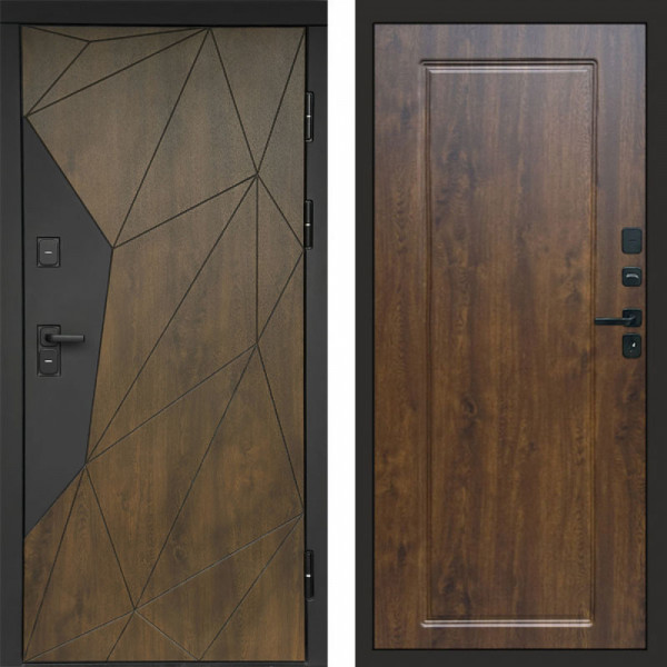 Входная дверь Termo-Door Премиум Геометрия Дуб - Гранд Дуб