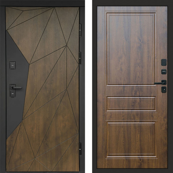 Входная дверь Termo-Door Премиум Геометрия Дуб - Классика дуб