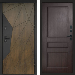 Входная дверь Termo-Door Премиум Геометрия Дуб - Классика венге
