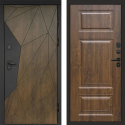 Входная дверь Termo-Door Премиум Геометрия Дуб - Лион Дуб