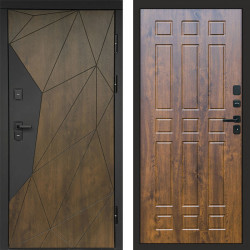 Входная дверь Termo-Door Премиум Геометрия Дуб - Спарта дуб