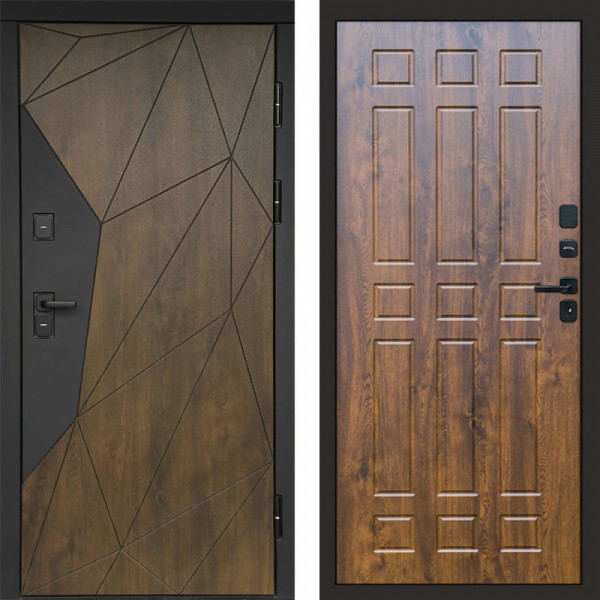 Входная дверь Termo-Door Премиум Геометрия Дуб - Спарта дуб