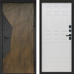 Входная дверь Termo-Door Премиум Геометрия Дуб - Спарта лиственница