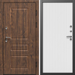 Входная дверь Termo-Door Премиум Орегон Дуб - Флэт Белый софт
