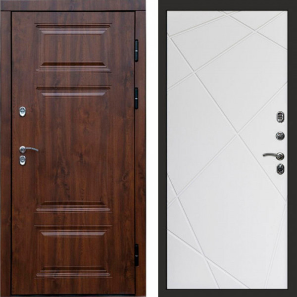 Входная дверь Termo-Door Премиум Орегон Дуб - Лучи белый