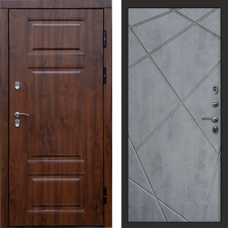 Входная дверь Termo-Door Премиум Орегон Дуб - Лучи бетон темный