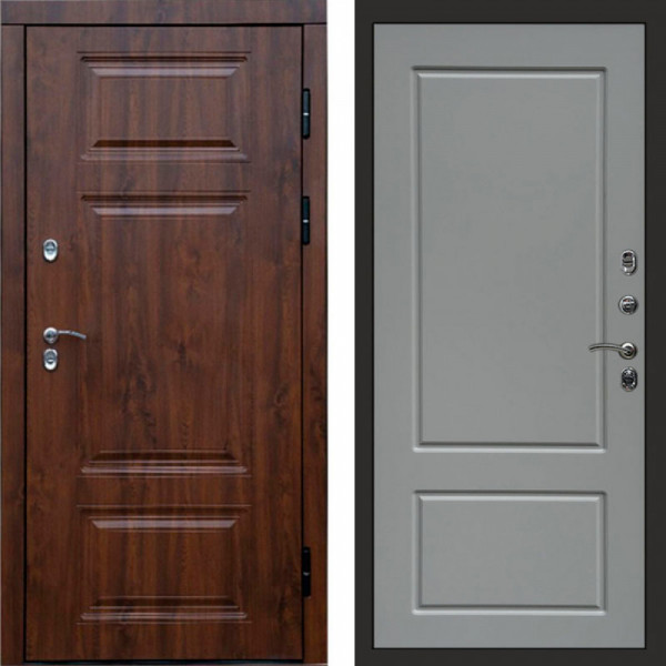 Входная дверь Termo-Door Премиум Орегон Дуб - Марсель Grey софт