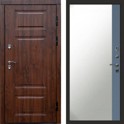 Входная дверь Termo-Door Премиум Орегон Дуб - Зеркало Фацет Grey софт