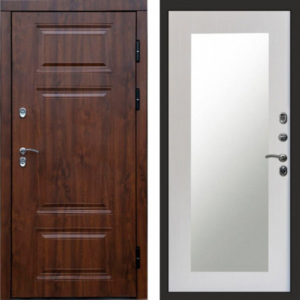 Входная дверь Termo-Door Премиум Орегон Дуб - Зеркало Триумф лиственница