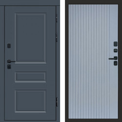 Входная дверь Termo-Door Премиум Орегон Графит - Flat Grey софт