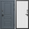 Входная дверь Termo-Door Премиум Орегон Графит - Флэт Белый софт