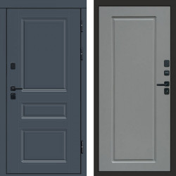 Входная дверь Termo-Door Премиум Орегон Графит - Гранд Grey софт
