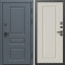 Входная дверь Termo-Door Премиум Орегон Графит - Гранд Слоновая кость