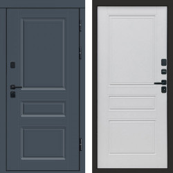 Входная дверь Termo-Door Премиум Орегон Графит - Классика белый матовый