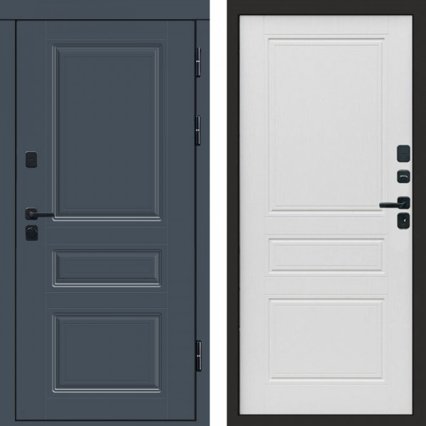 Входная дверь Termo-Door Премиум Орегон Графит - Классика лиственница