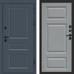 Входная дверь Termo-Door Премиум Орегон Графит - Лион Grey софт